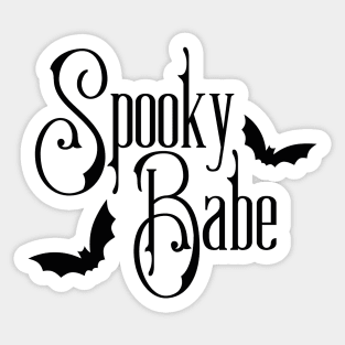 Spooky Babe Sticker